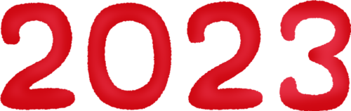 2023 (red) clipart