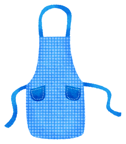 Blue apron clipart