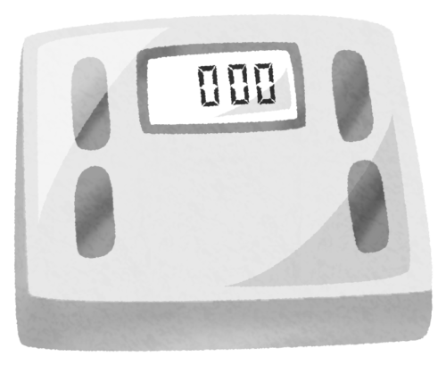 Weight scale / Body composition monitor clipart
