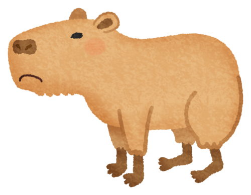 Capybara clipart