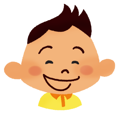 Smiling boy clipart