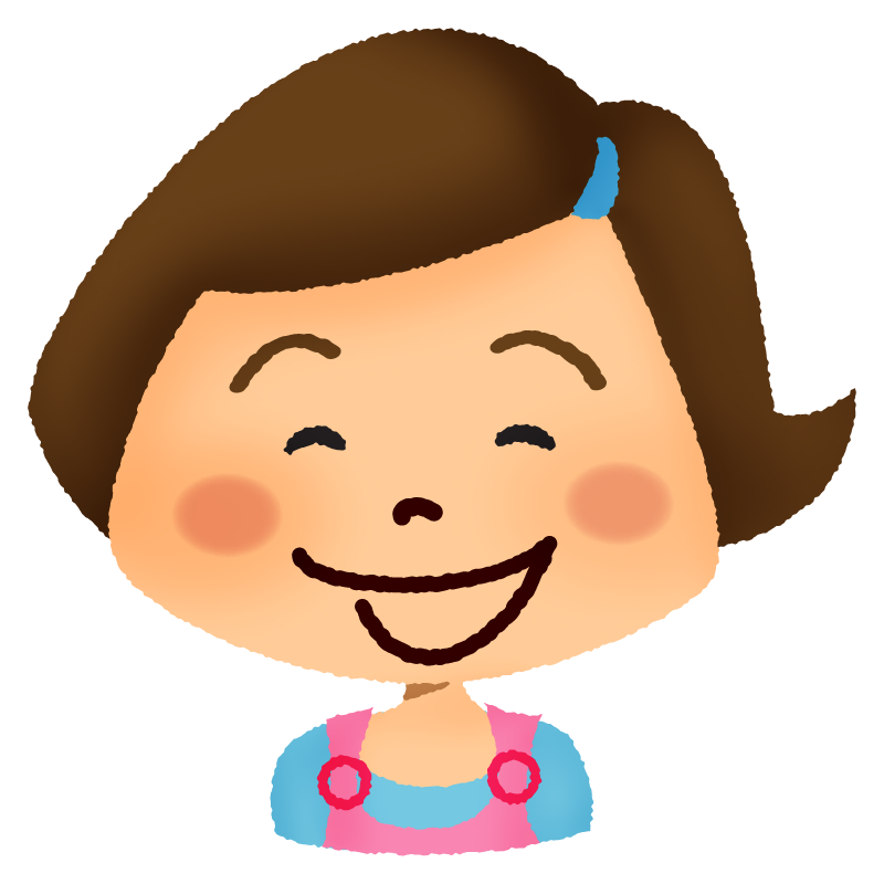 Free Clipart of Smiling girl