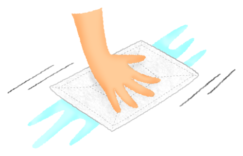 Cleaning with wet cloth clipart