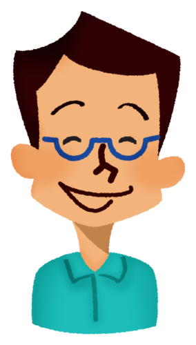 Smiling man clipart