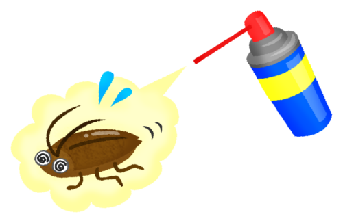 Cockroach insecticide clipart