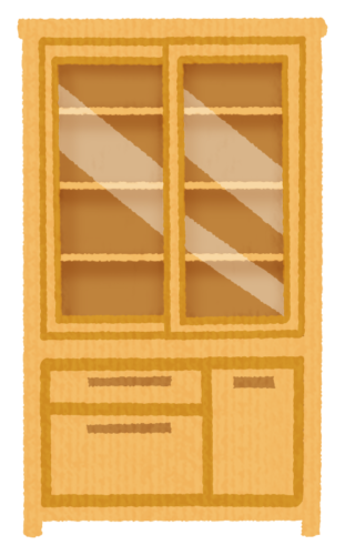 Cupboard (empty) clipart