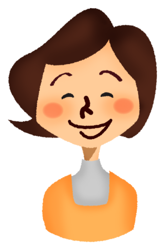 Smiling woman clipart
