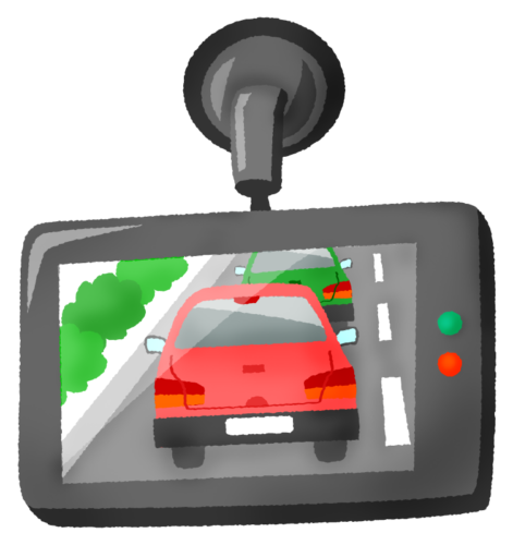 Dashcam (front view) clipart