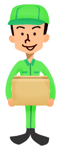 delivery man clipart