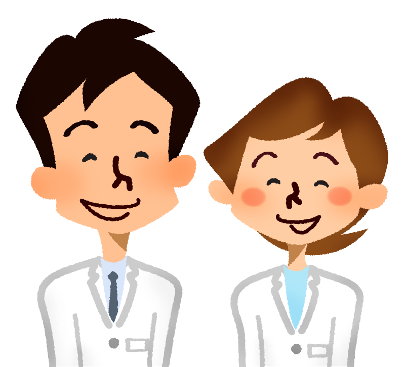 Free Clipart of Doctors smiling