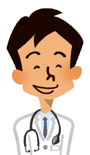 Doctor smiling clipart