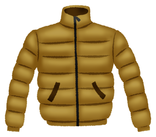 Down jacket clipart