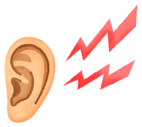 Ringing in ears clipart