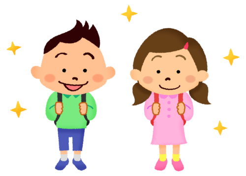elementary school students (first grade) clipart