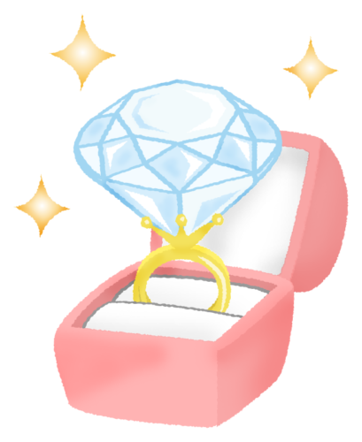 Engagement ring clipart