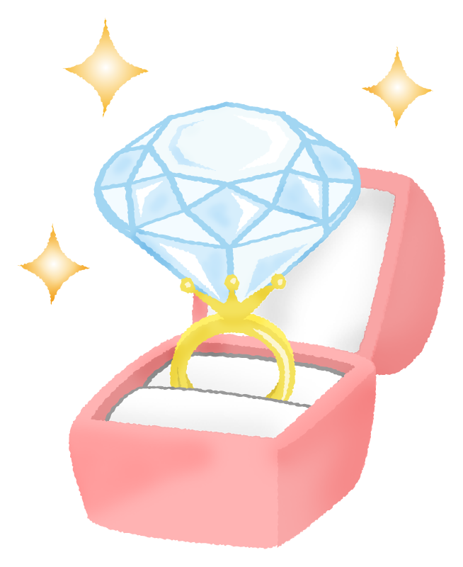 Free Clipart of Engagement ring