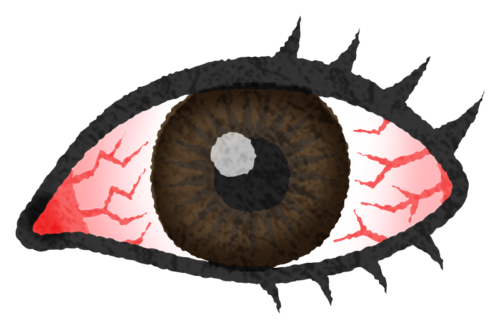 Bloodshot eyes / Red eyes clipart
