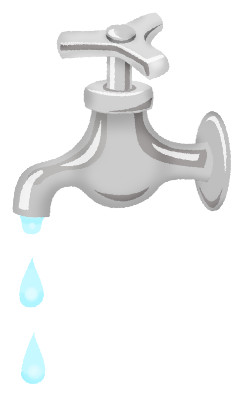 Free Clipart of Leaky faucet