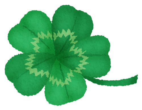 Five-leaf clover clipart