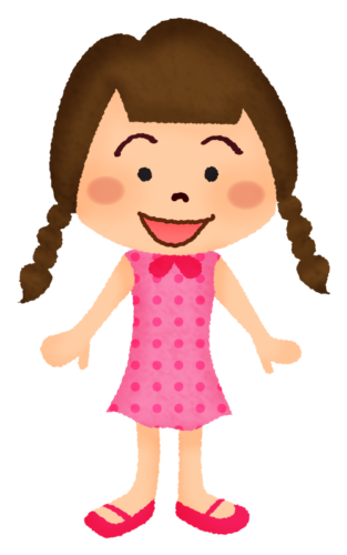 Small girl clipart