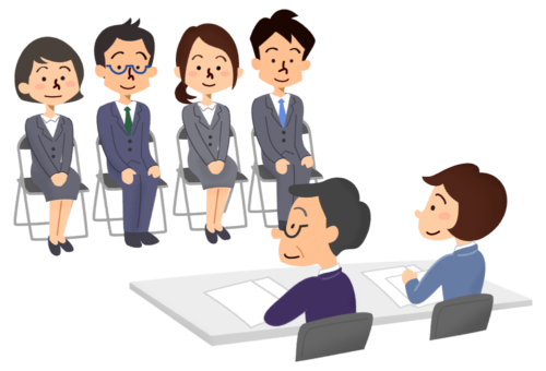 group interview clipart