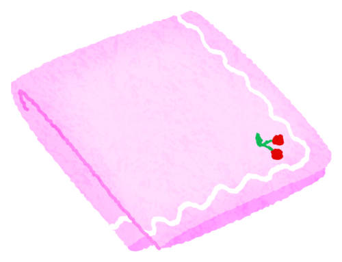 Handkerchief (pink) clipart