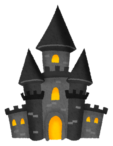 Haunted castle clipart