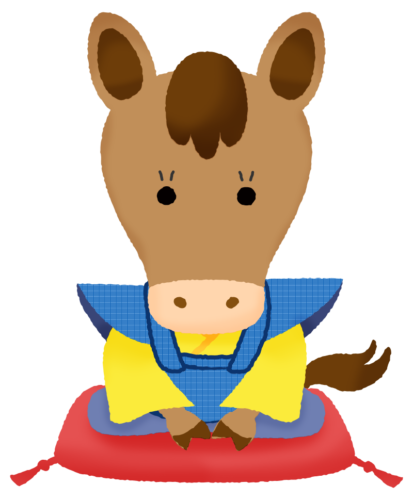 Horse Fukusuke clipart