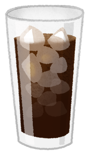Iced coffee clipart