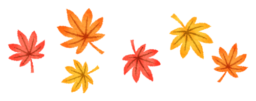 Japanese maple leaves clipart