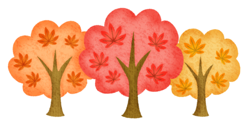 Japanese maple trees clipart