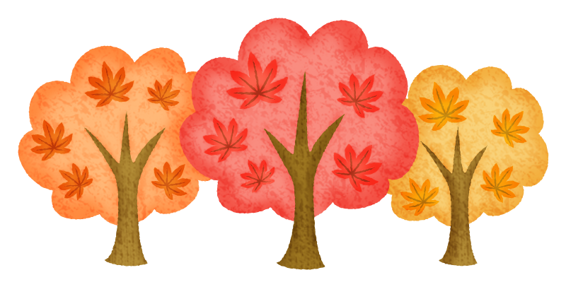 Free Clipart of Japanese maple trees
