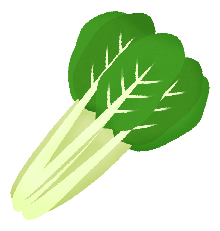 Free Clipart of japanese mustard spinach
