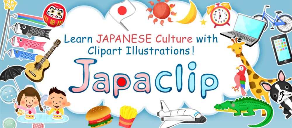 Learn Japanese Culture with clipart Illustrations