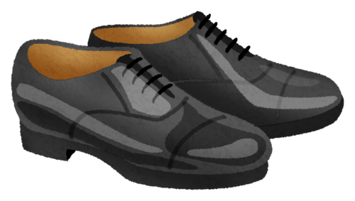 Leather shoes clipart