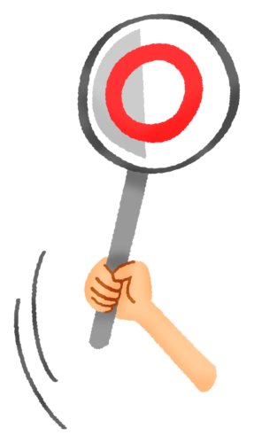 Signboard of “Correct” mark clipart