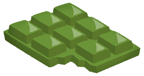 Matcha chocolate clipart