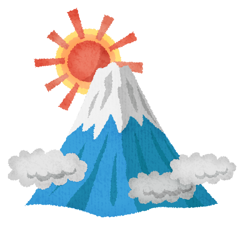 Free Clipart of Mount Fuji