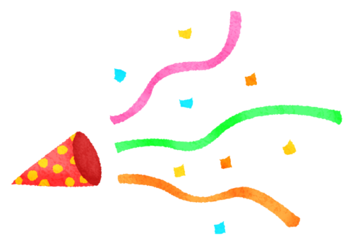 Party popper clipart