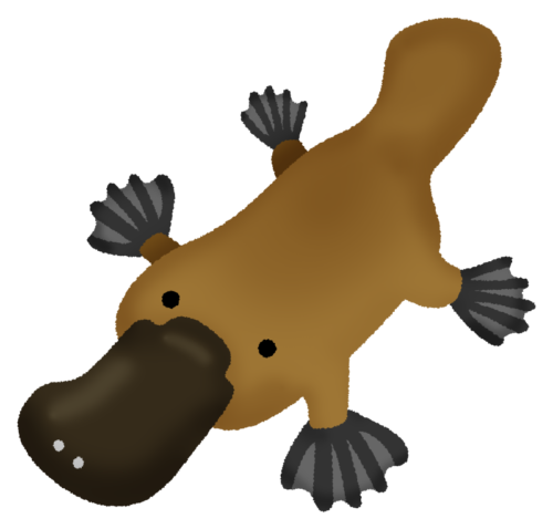 Platypus clipart