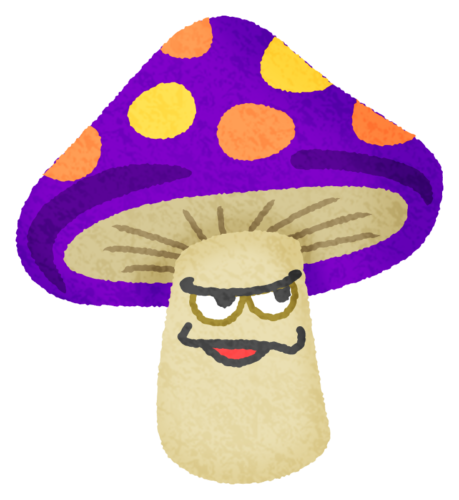Poisonous mushroom / Toadstool clipart