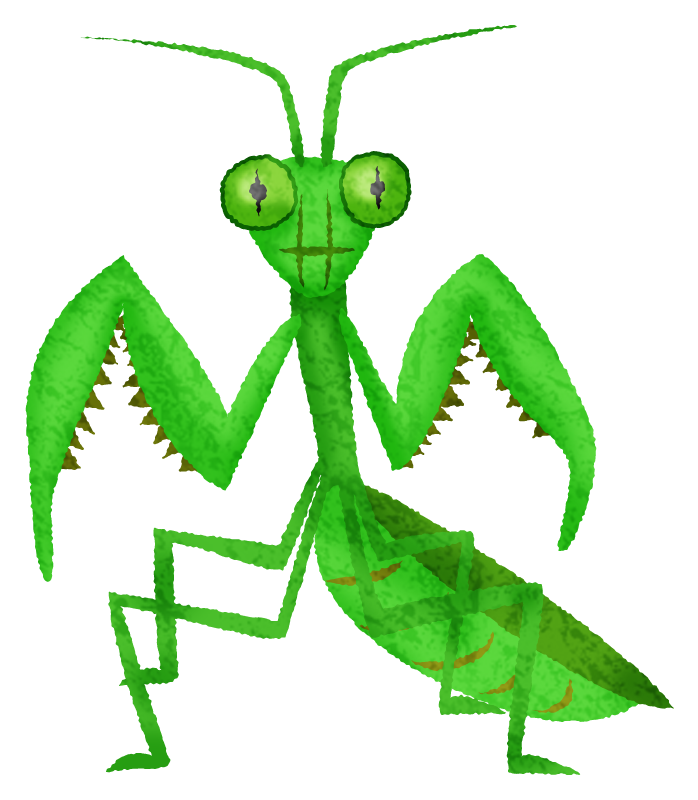 Free Clipart of Mantis