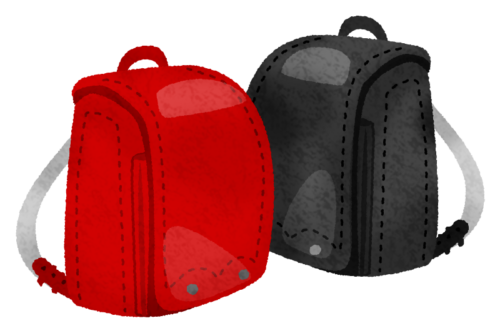 Randosel / Japanese school bags clipart