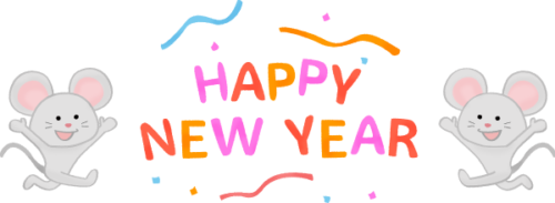 Mice and Happy New Year clipart