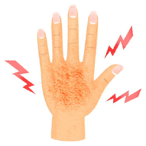 Rough hand (female hand) clipart