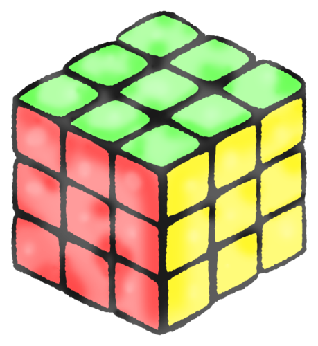 Rubik’s cube clipart