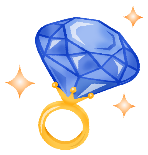 Sapphire ring clipart