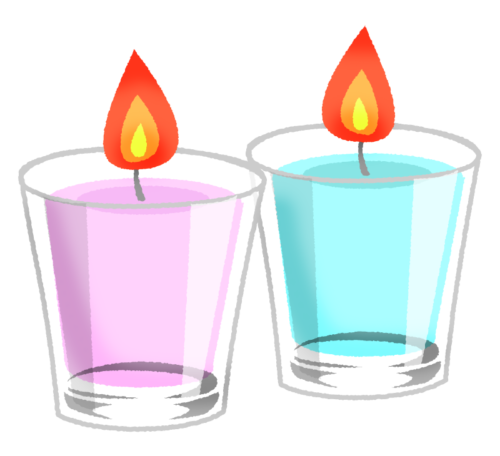 scented candle clipart