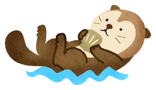 Sea otter clipart