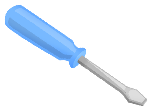 slotted screwdriver clipart